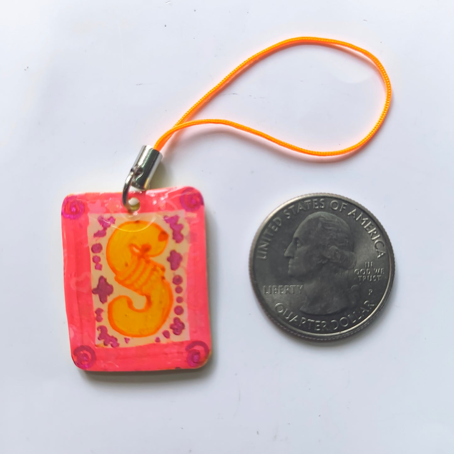 Handmade Worm-thing Phone Charm