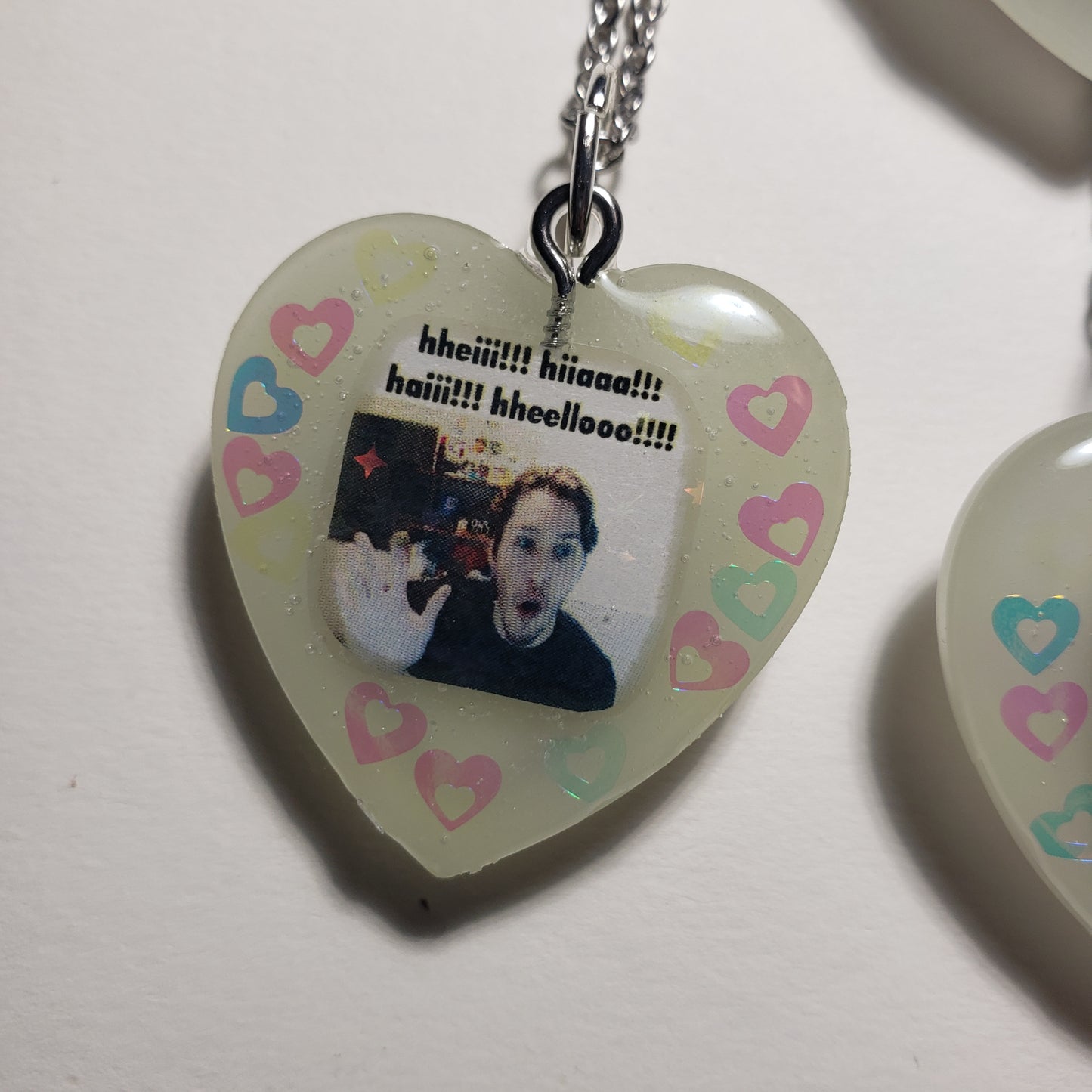 Glow-in-the-dark Jerma Pendant Necklaces