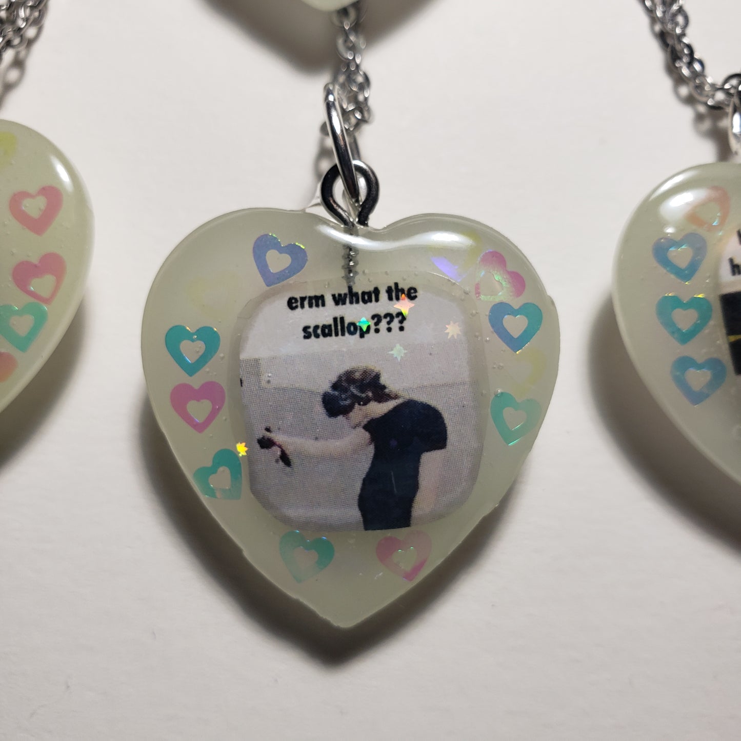 Glow-in-the-dark Jerma Pendant Necklaces