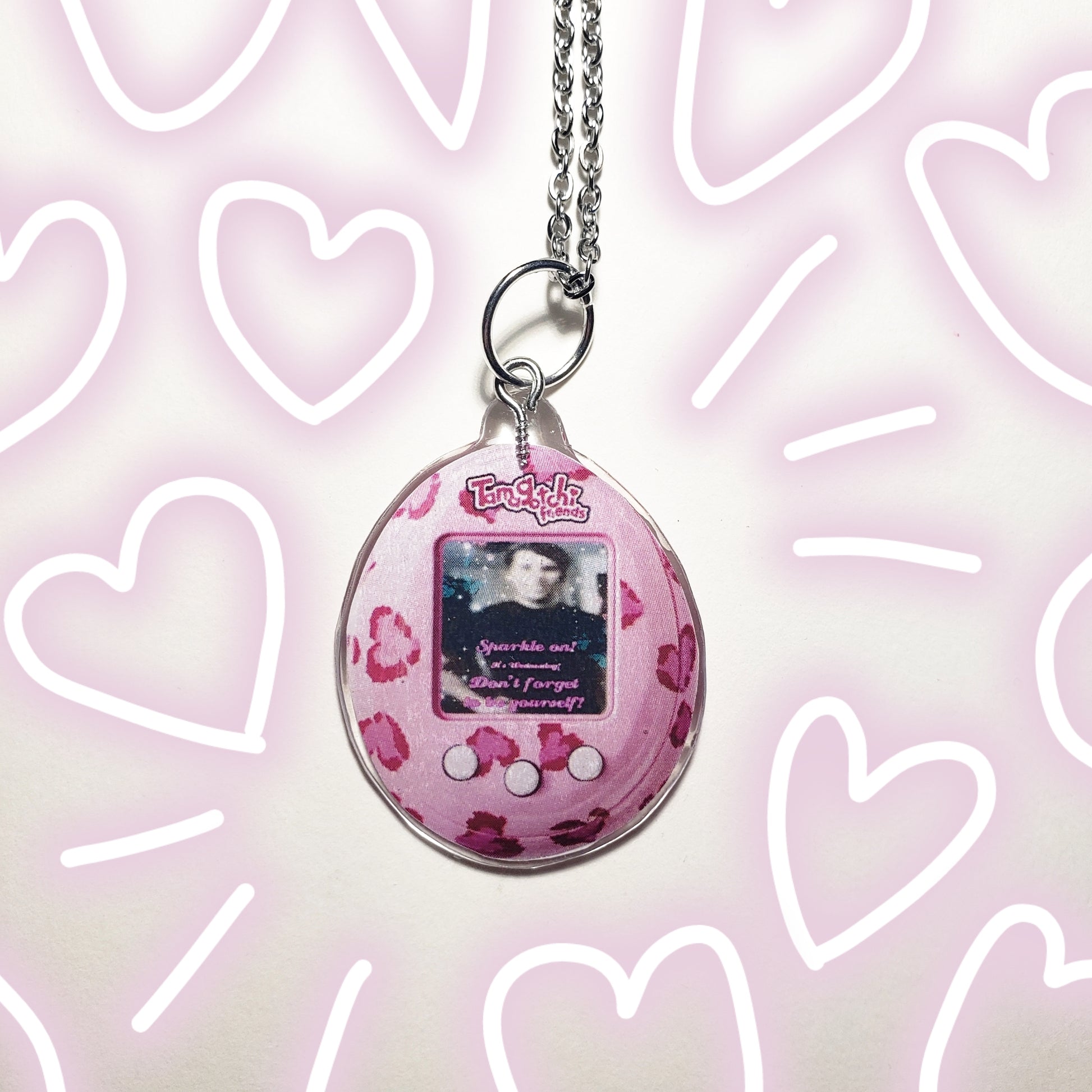 Jerma985 Heart Locket Necklace Pendant Personalized Greetings 