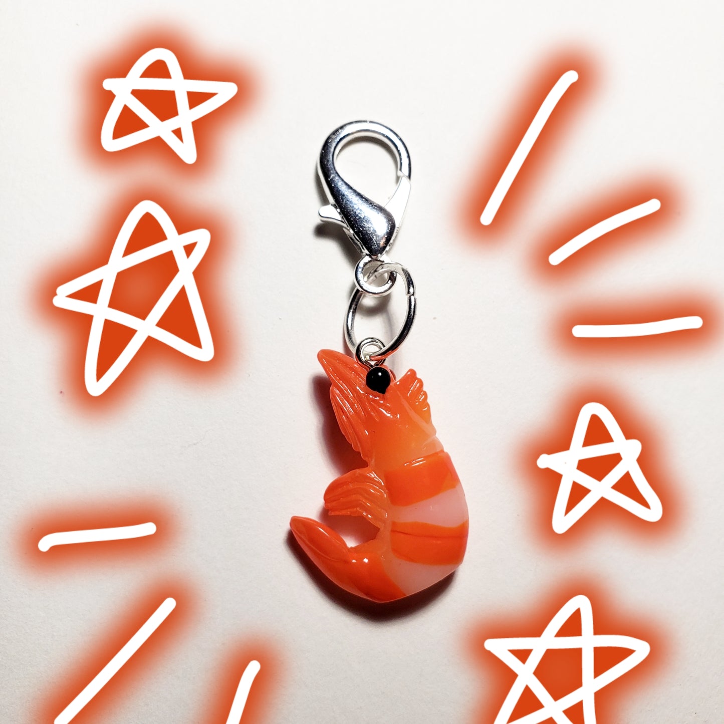 Shrimp Mini Charm