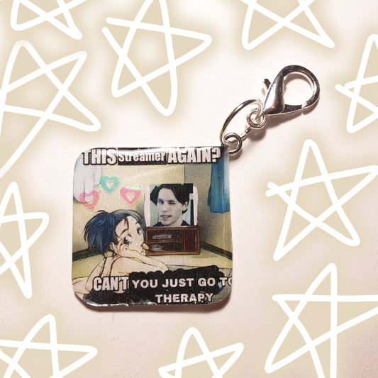 Jerma "Go to therapy" Mini Charm