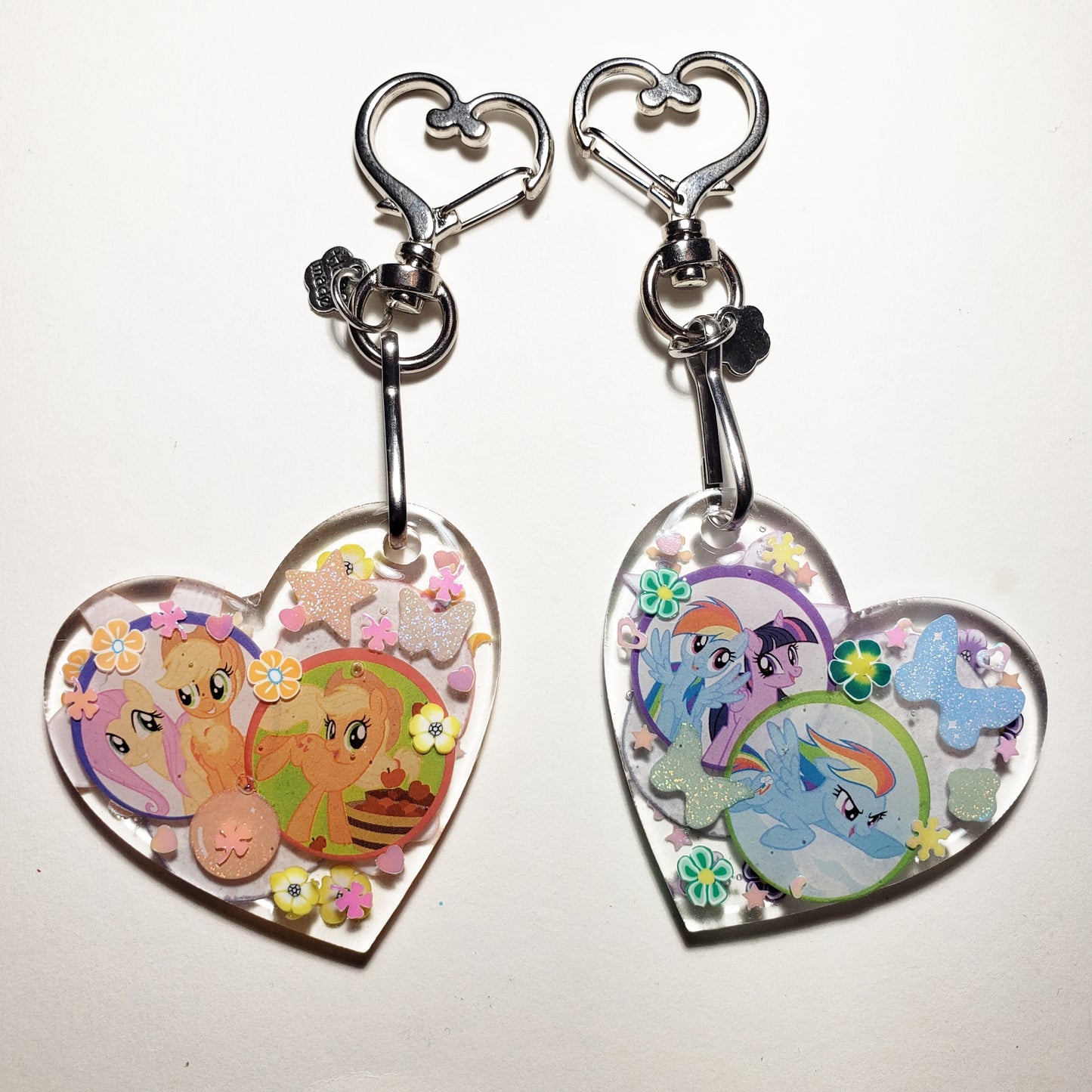 Mlp Heart Keychains