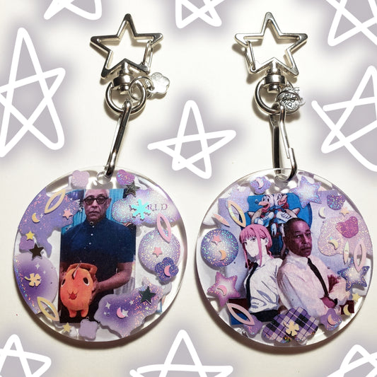 Gustavo and Pochita Keychain