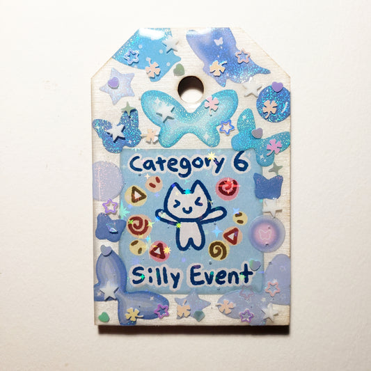 Category 6 Silly Event Tag Keychain