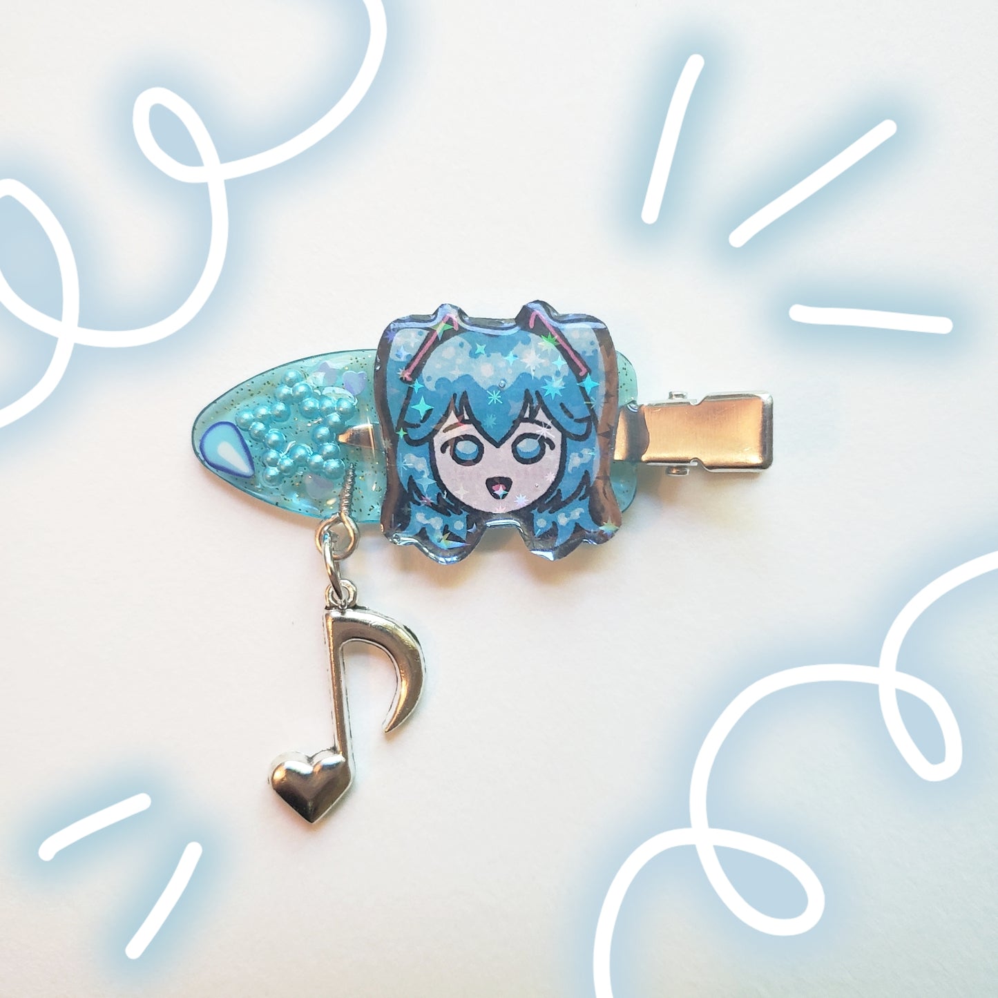 Hatsune Miku Hairclip